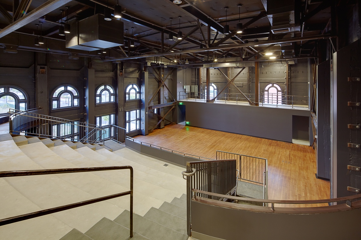 The East Bay Center's theater space.