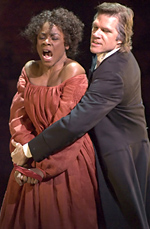 Denyce Graves and Rodney Gilfrey in the 2005 premiere of “Margaret Garner.”