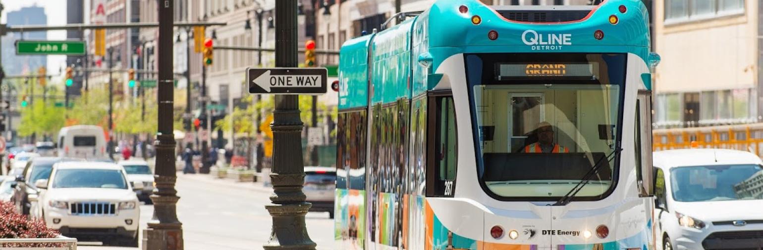 The QLINE rolls through Detroit during its Grand Opening The QLINE Detroit Grand opening