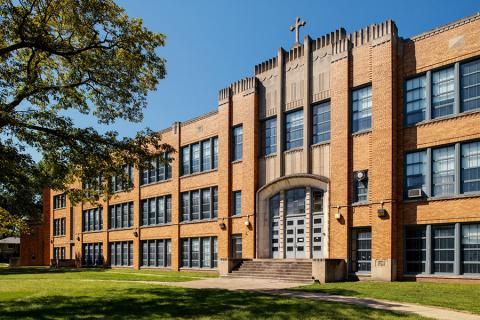 The former Bates Academy on the Marygrove campus