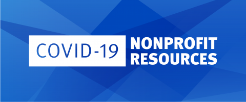 COVID-19 nonprofit resources graphic COVID-19 nonprofit resources graphic