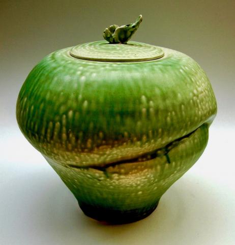 A vase by ceramicist Marie Woo A vase by ceramicist Marie Woo