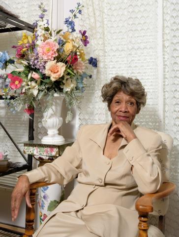 Delores Brown in her Hartford Village apartment Delores Brown in her Hartford Village apartment