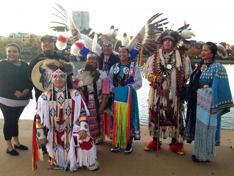 native-pride-dancers-gia-conference.jpg A troupe of Native American dancers performed at the conference