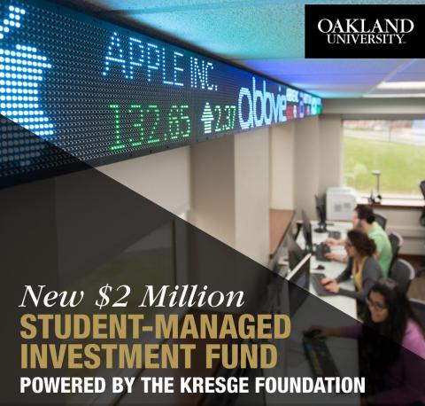 Oakland University and Kresge Students in classroom at Oakland University