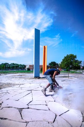 Heritage Works' project supported by a 2015 Kresge Innovative Projects: Detroit grant. Heritage Works 2015 grant supported this park project in honor of Rosa Parks and Martin Luther King.