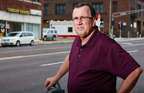 sip-st-louis-credit-unions-scott-walker2.jpg Scott Walker standing beside street