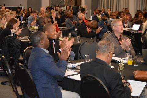 Attendees gather at the 2019 Siyaphumelela Conference Attendees gather at the 2019 Siyaphumelela Conference
