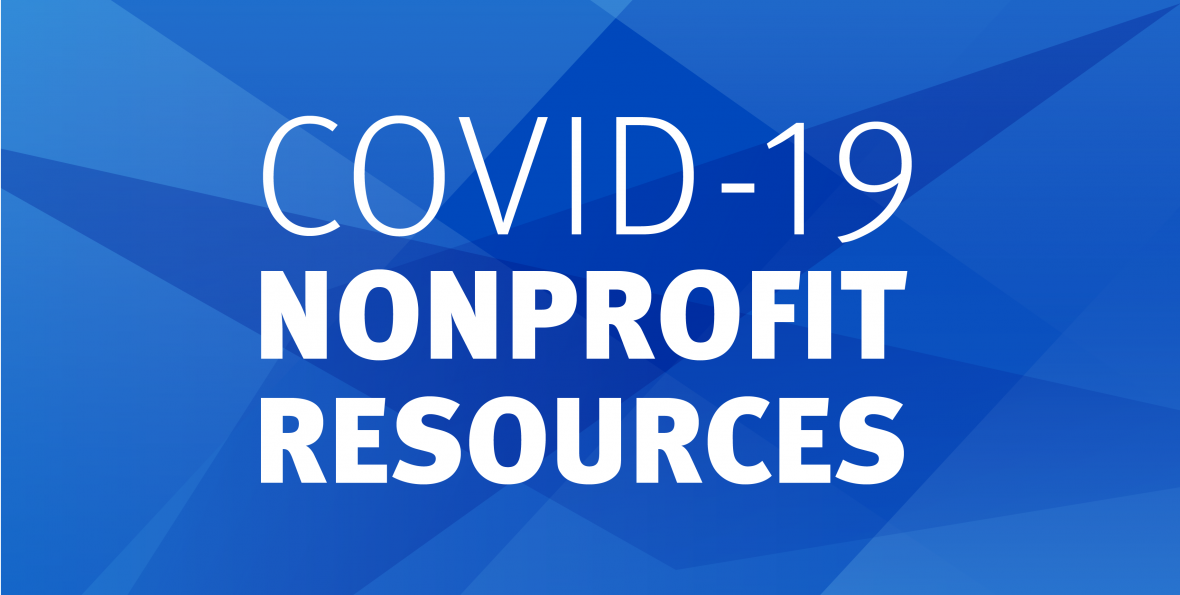 COVID-19 nonprofit resources graphic COVID-19 nonprofit resources graphic