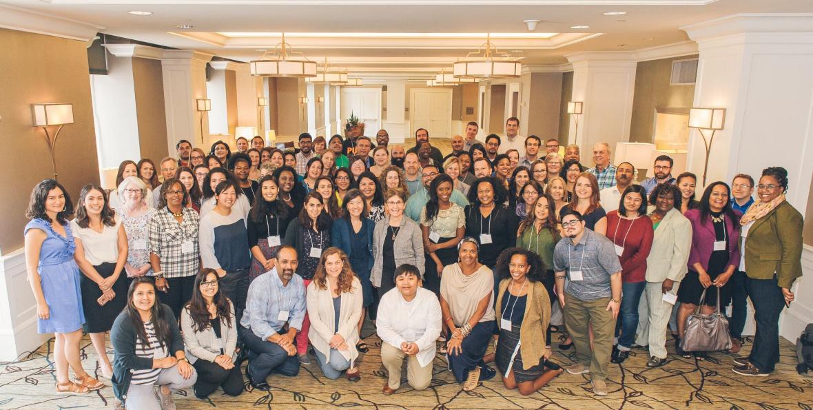 Kresge CRUO Detroit Convening Group shot of Kresge CRUO climate change convening in Detroit