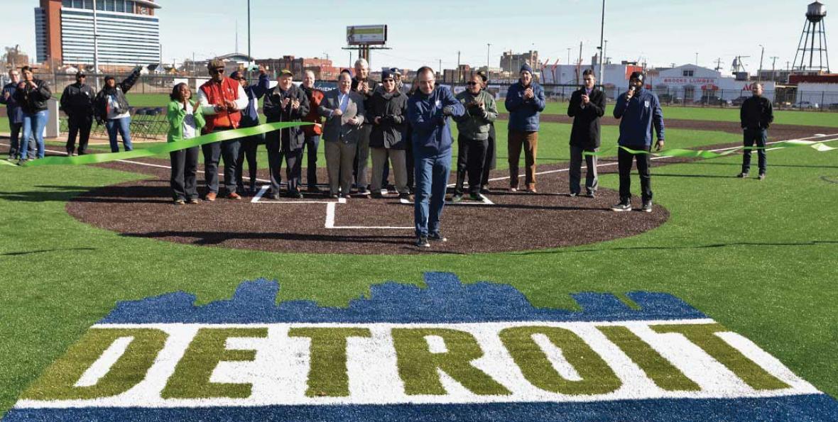 Detroit PAL's The Corner opens for youth baseball Celebration of The Corner opening for youth baseball in Detroit courtesy of Detroit PAL, The Kresge Foundation and other funders