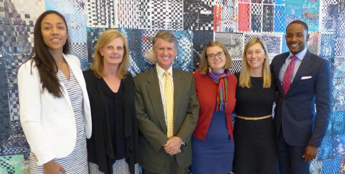 rip-2016-interns.jpg Kresge President Rip Rapson with the foundation's 2016 summer interns