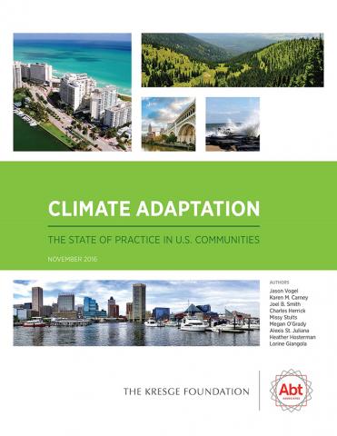 Cover Climate Adaption report