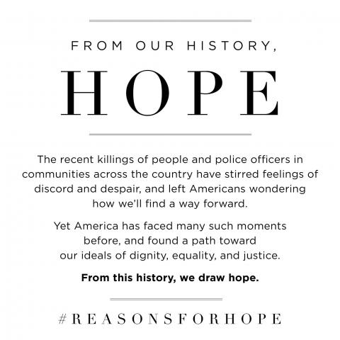 #ReasonsForHope Philanthropy Ad