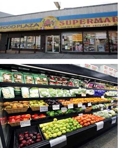 An existing store, Food Plaza, is a model site for Newark's efforts to expand healthy foods.