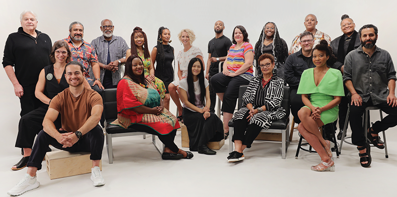 A group photo of the 2023 cohort of Kresge Artist Fellows.