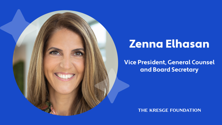 A photo of and text: Zenna Elhasan, Vice President General Counsel and Board Secretary