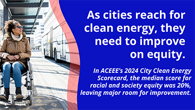 As cities reach for clean energy, they need to improve on equity. 